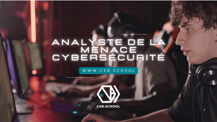 Analyste de la menace cybersécurité