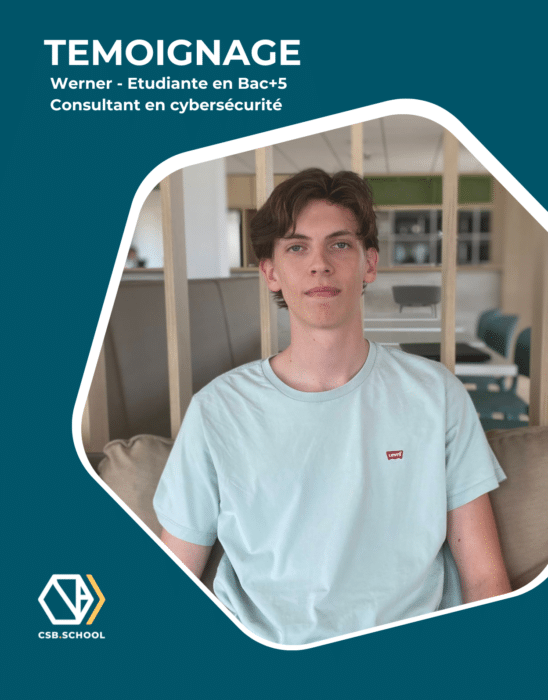 Werner - Etudiante en Bac+5 Consultant en cybersécurité