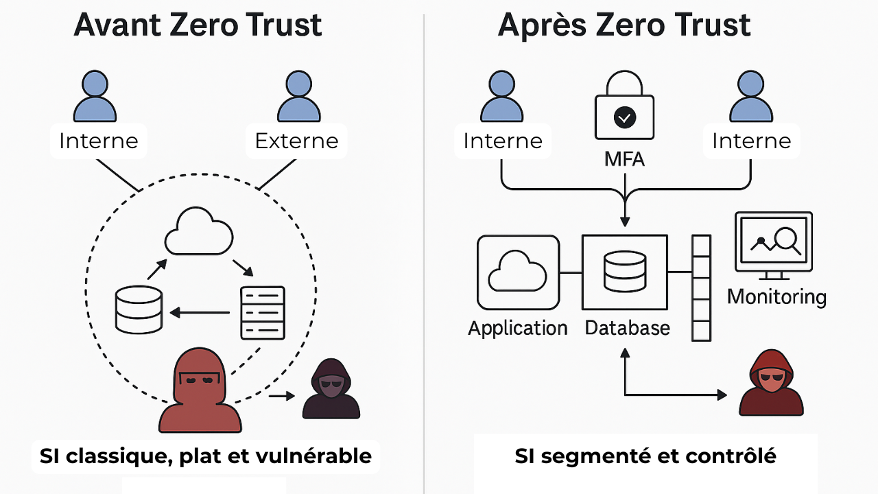 Avant / Après Zero Trust